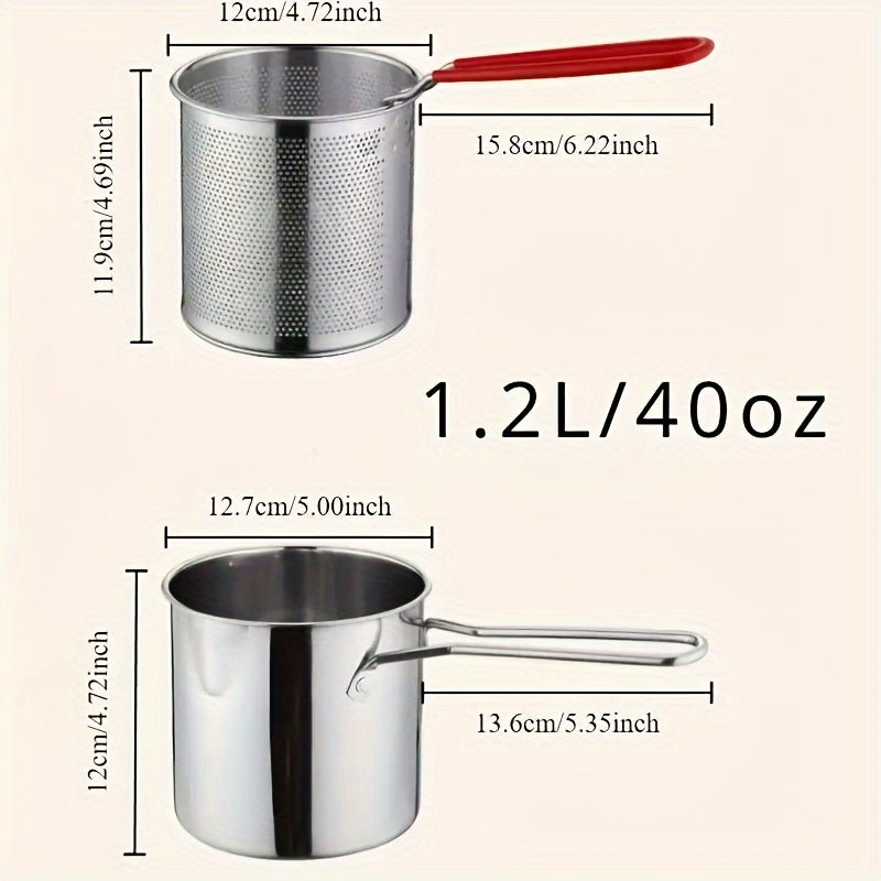 Stainless Steel Deep Fryers with Filter Rack - HazMarket