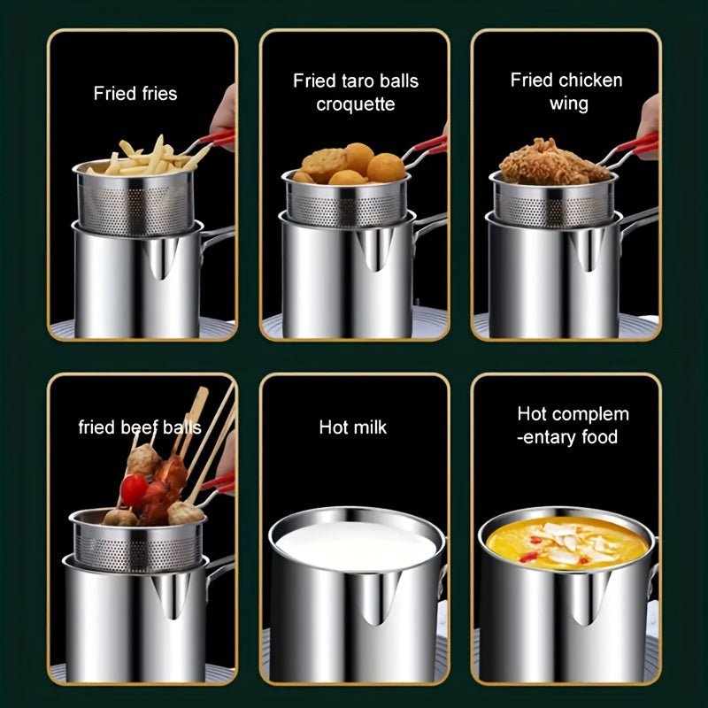 Stainless Steel Deep Fryers with Filter Rack - HazMarket