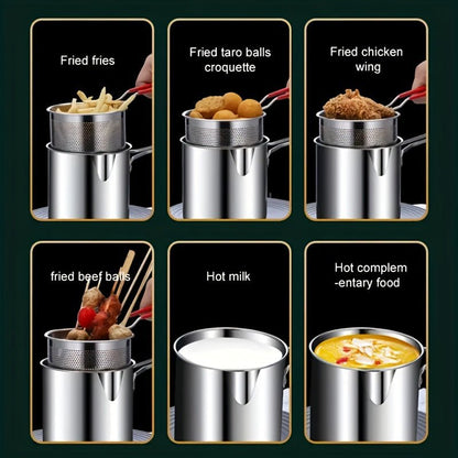 Stainless Steel Deep Fryers with Filter Rack - HazMarket