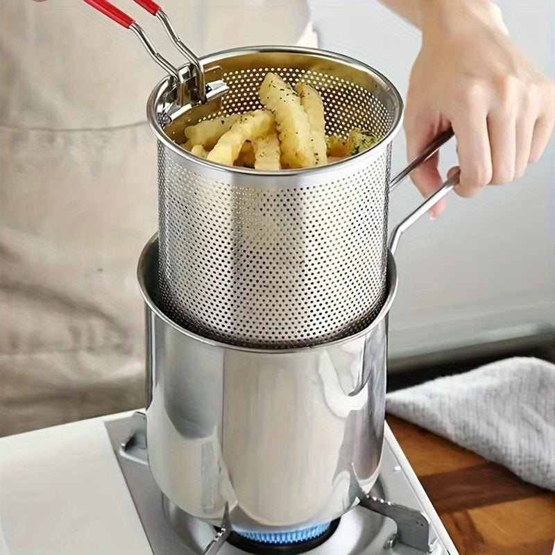 Stainless Steel Deep Fryers with Filter Rack - HazMarket