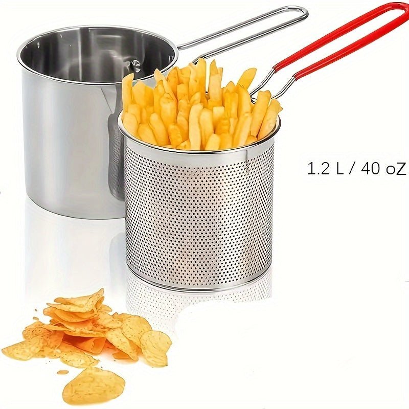 Stainless Steel Deep Fryers with Filter Rack - HazMarket
