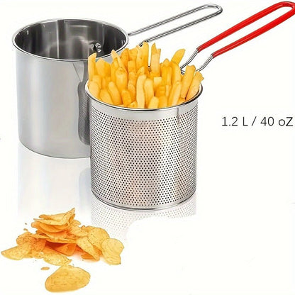 Stainless Steel Deep Fryers with Filter Rack - HazMarket
