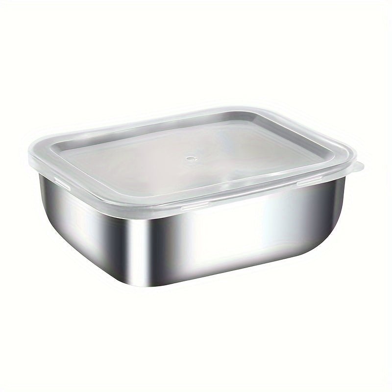 Stainless Steel Food Storage Container Set with Lids - HazMarket