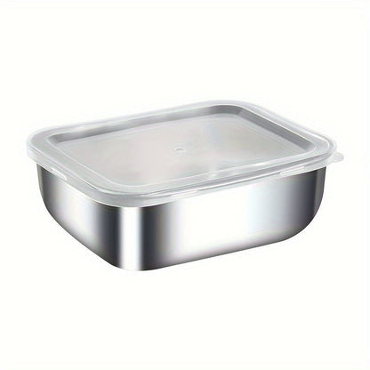 Stainless Steel Food Storage Container Set with Lids - HazMarket