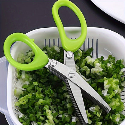 Stainless Steel Herb Scissors - HazMarket