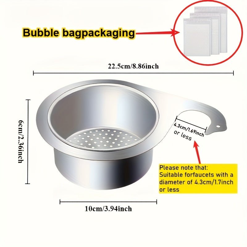 Stainless Steel Swan Sink Strainer Basket - HazMarket