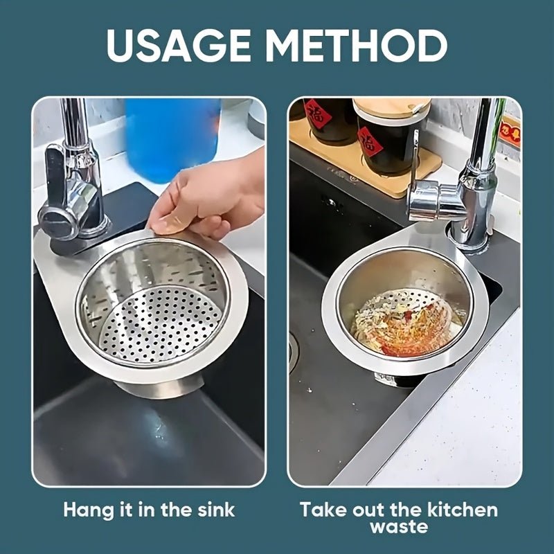 Stainless Steel Swan Sink Strainer Basket - HazMarket