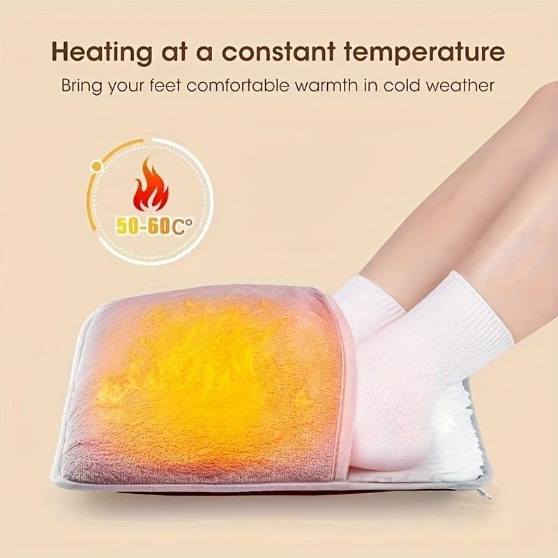 USB Heated Foot Warmer Pad & Washable Electric Thermal Heating - HazMarket