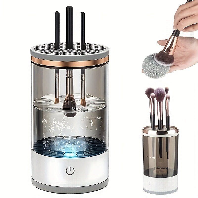 Usb - Powered Automatic Makeup Brush Cleaner - HazMarket