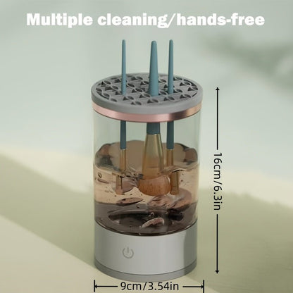 Usb - Powered Automatic Makeup Brush Cleaner - HazMarket