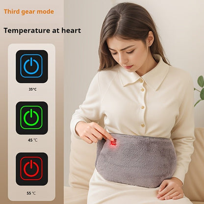 USB Powered Electric Heating Belt, Adjustable 3 - Temperature Settings, Comfortable Warm Waistband - HazMarket