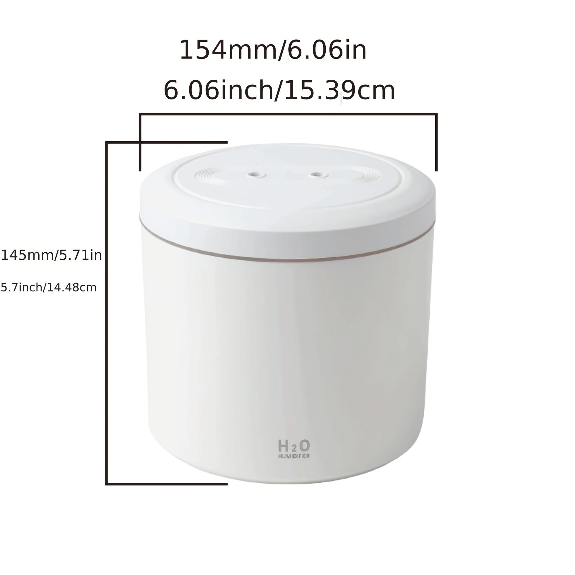 Warm Wave 2L Colorful Humidifier with Aromatherapy Diffuser - Quiet Operation, USB - Powered, Auto Shut - Off, for Home & Office Desk - HazMarket