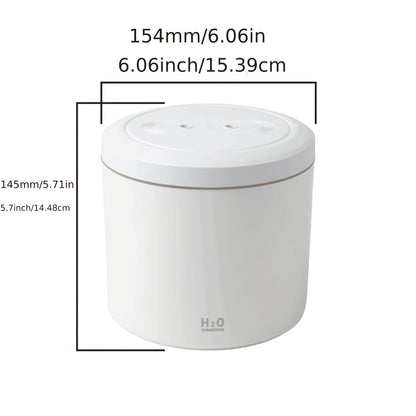 Warm Wave 2L Colorful Humidifier with Aromatherapy Diffuser - Quiet Operation, USB - Powered, Auto Shut - Off, for Home & Office Desk - HazMarket