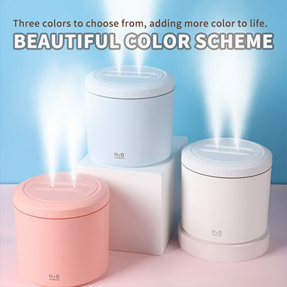 Warm Wave 2L Colorful Humidifier with Aromatherapy Diffuser - Quiet Operation, USB - Powered, Auto Shut - Off, for Home & Office Desk - HazMarket