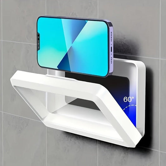 Waterproof ABS Shower Phone Holder with 360° Rotatable Touch Screen - HazMarket