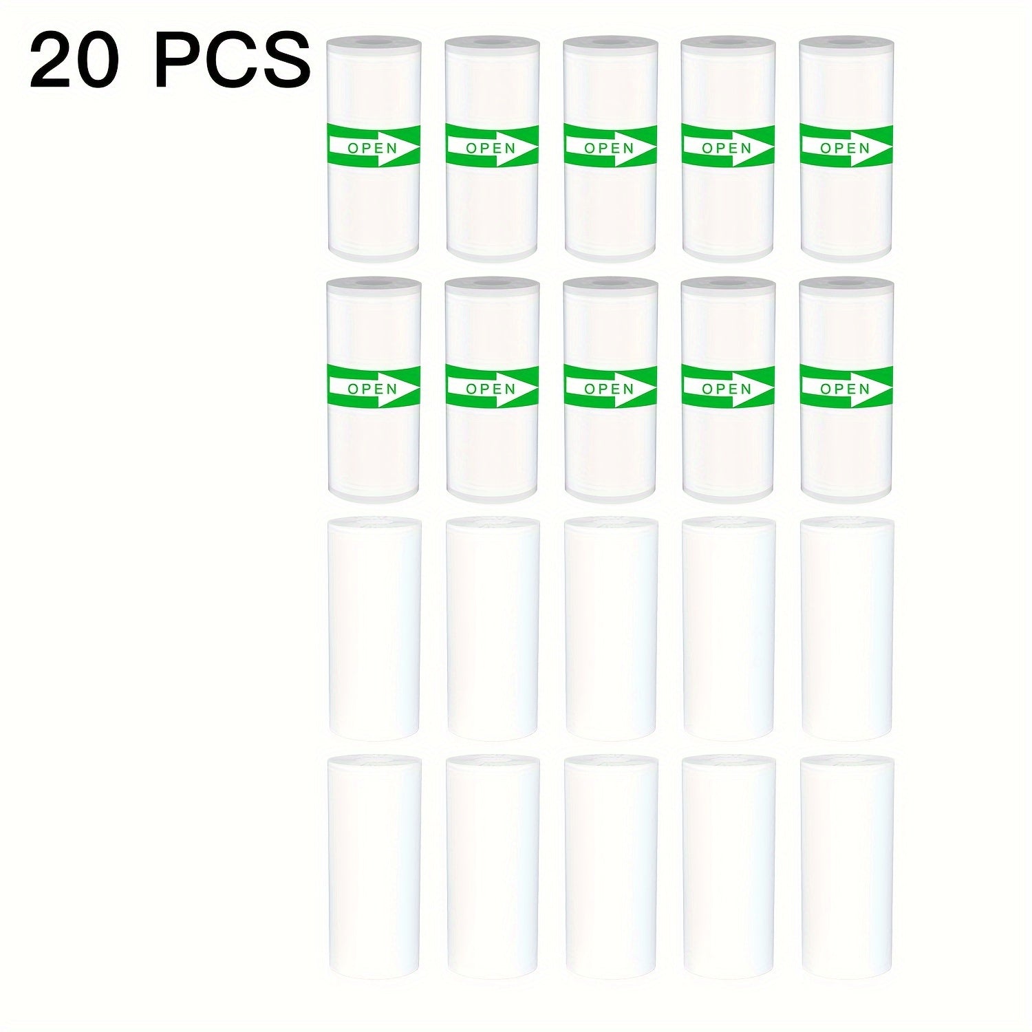 White Thermal Paper Stickers - HazMarket