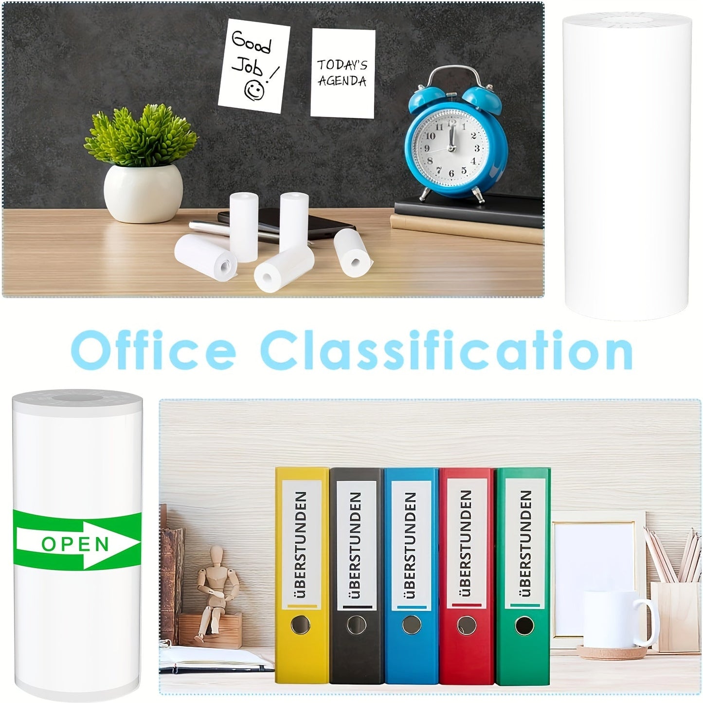 White Thermal Paper Stickers - HazMarket