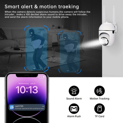 Wi - Fi Smart Home Security Camera With Motion Tracking - HazMarket