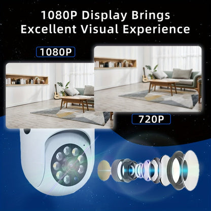 Wi - Fi Smart Home Security Camera With Motion Tracking - HazMarket