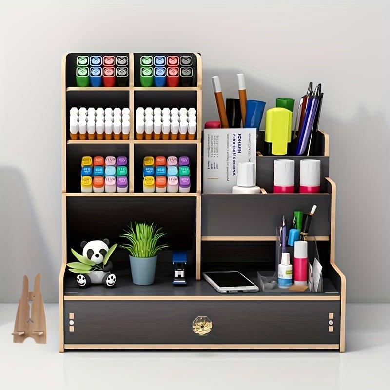Wooden Desk Organizer - HazMarket